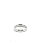 Platinum Round Comfort Fit Wedding Band 5mm / Size 10 1/2 / 11.9 gram
